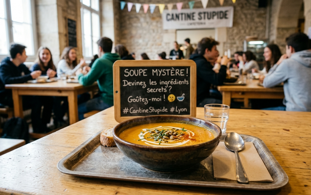 Soupe mystère aux ingrédients secrets.